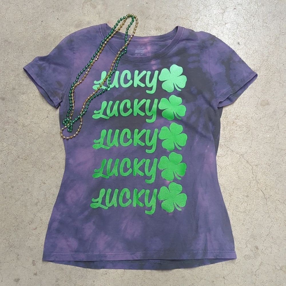 (Pick‎ 4 for $20) Coors Light St Patricks Day Lucky tie dye